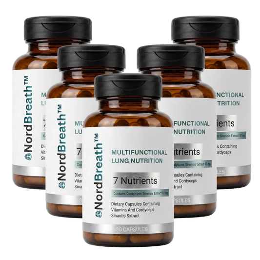 x5 NordBreath™ | Lungenergänzungsmittel | 150-Tage-Vorrat