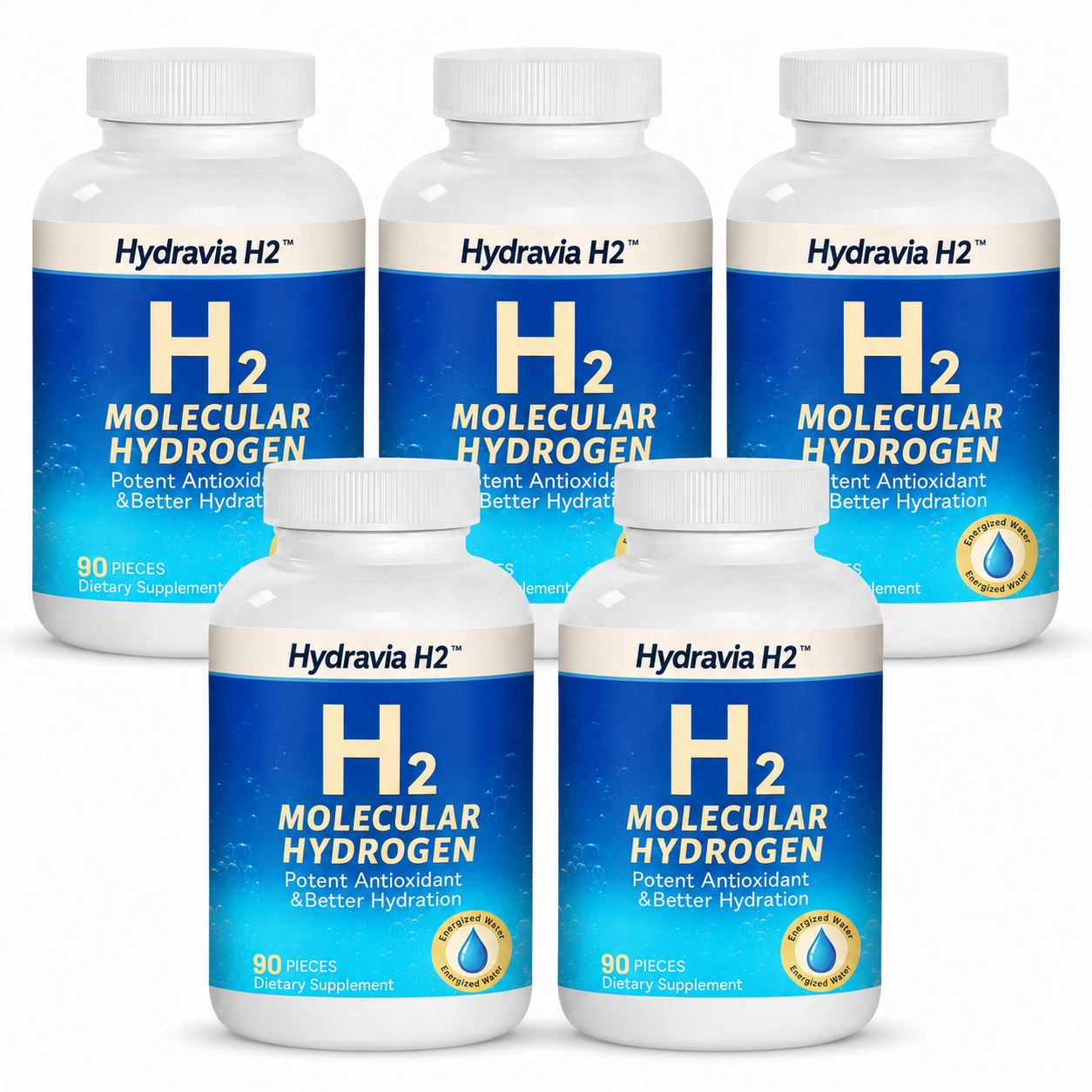 x5 Hydravia H2™ | Mehr Energie und natürlicher Zellschutz
