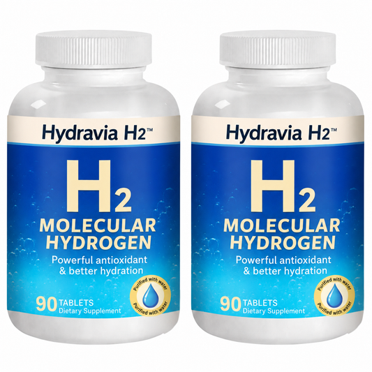 x2 Hydravia H2™ | Mehr Energie und natürlicher Zellschutz