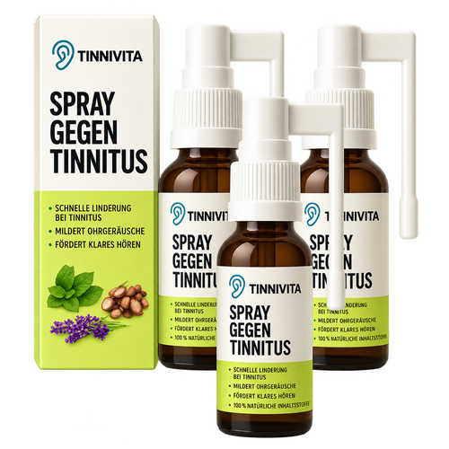 3x Tinnivita™ | Mach Ohrenpflege zu einem Teil deines Alltags.